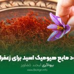 کود مایع هیومیک اسید برای زعفران