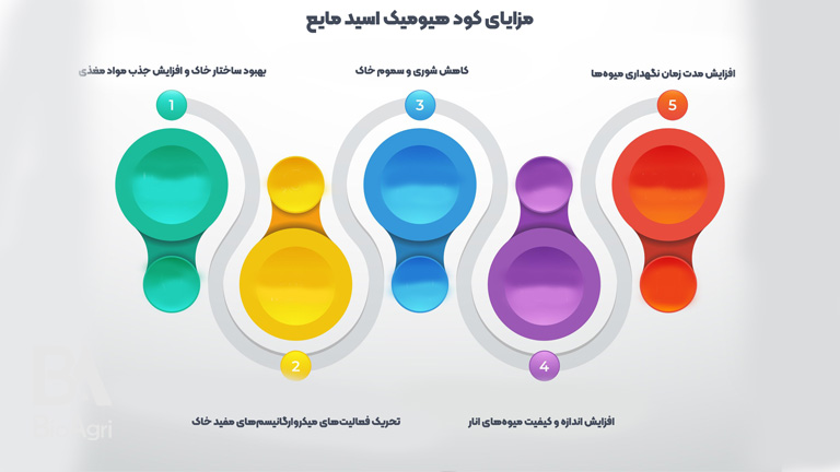 اهمیت کود هیومیک اسید مایع برای انار